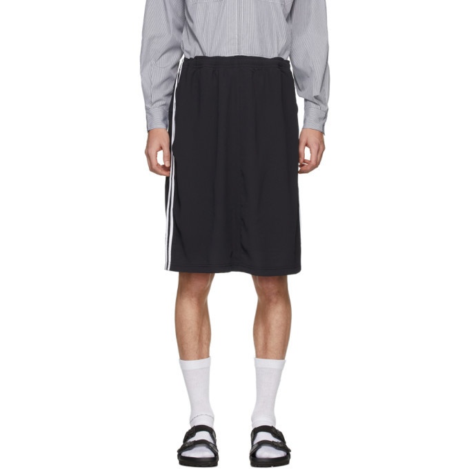 Photo: Random Identities Black Sport Sweat Loose-Fit Skirt