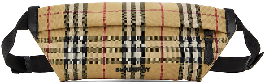 Sonny Belt Bag in Archive Beige - Men | Burberry® Official
