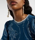 Alémais Calypso embellished drop earrings