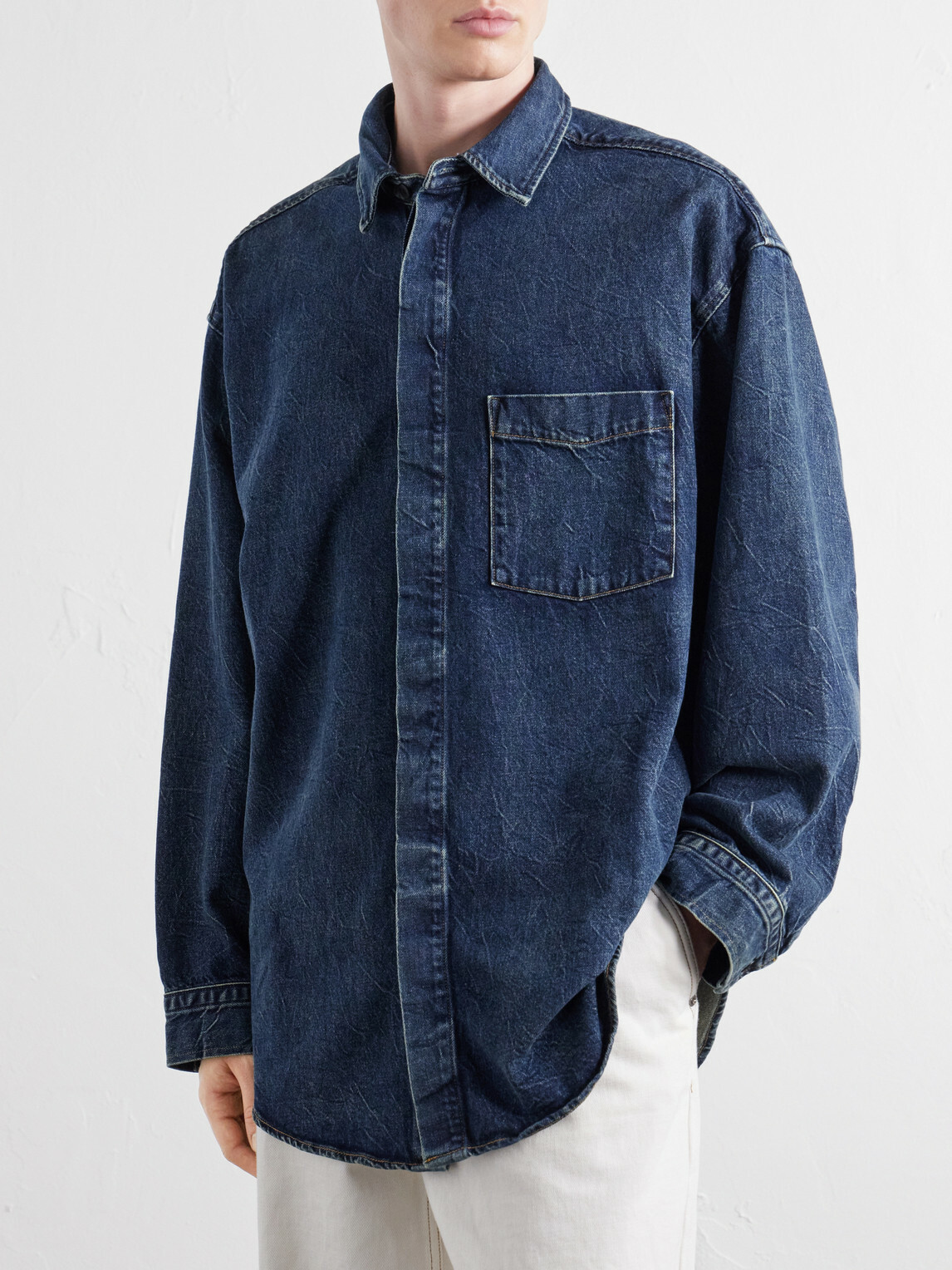 AGOLDE - Boyle Denim Shirt - Blue