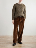 Casey Casey - Wei Brushed Alpaca-Blend Sweater - Green