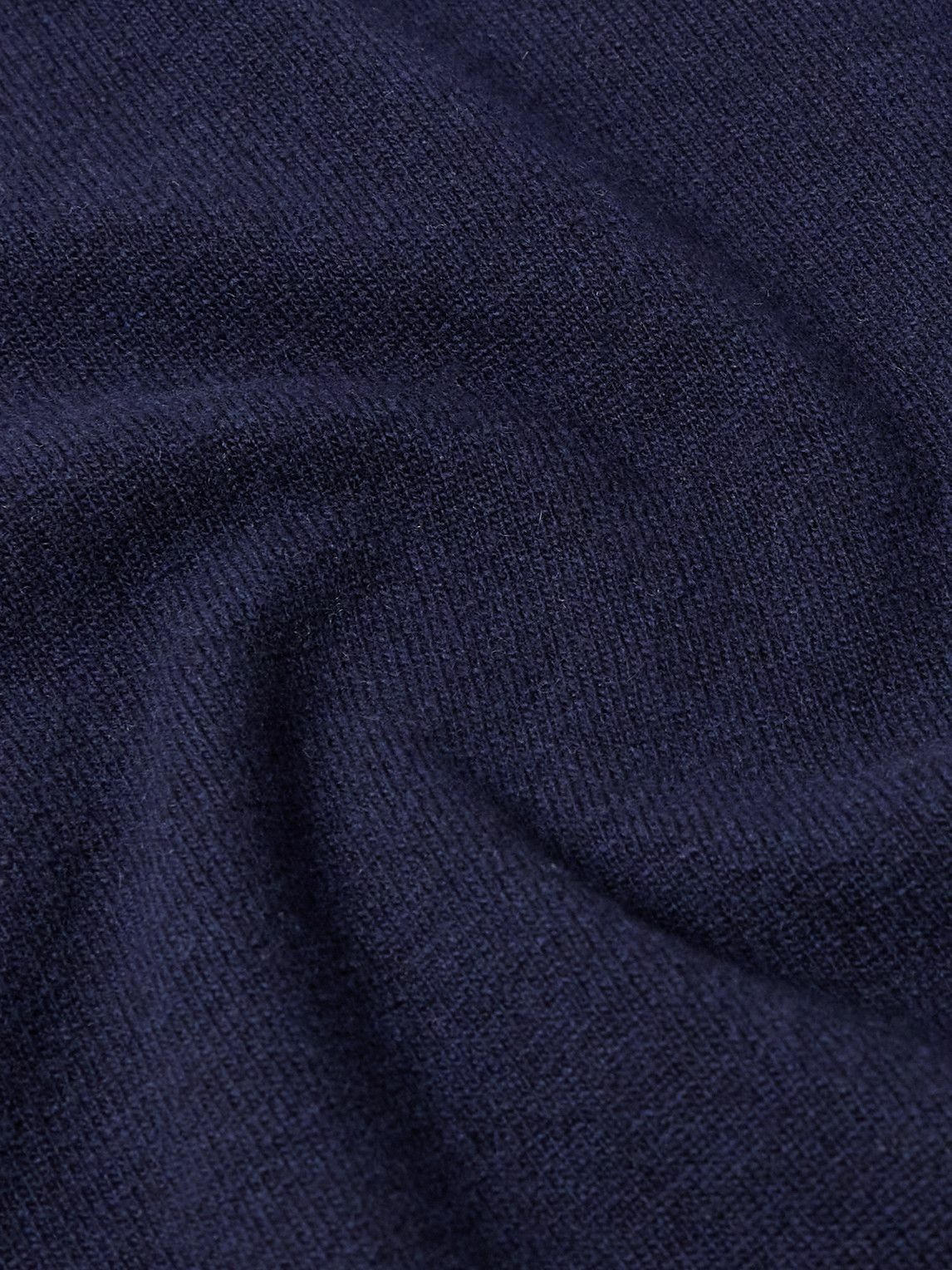 Kingsman - Merino Wool and Cashmere-Blend Half-Zip Sweater - Blue