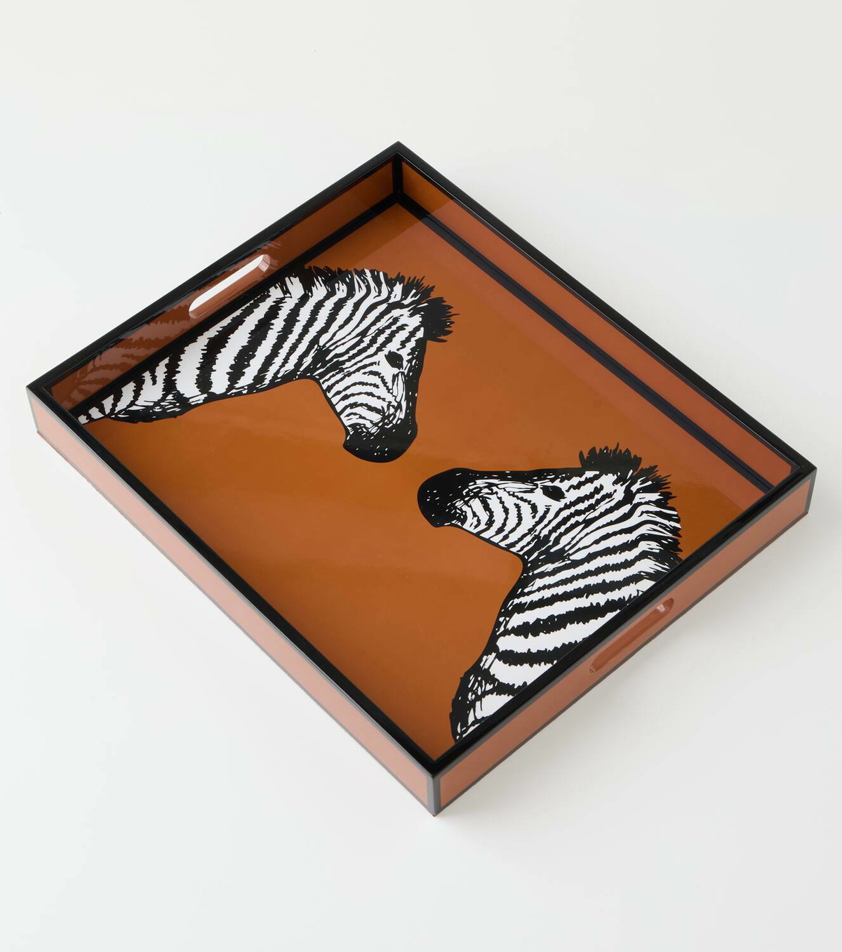 Jonathan Adler Zebra lacquer tray