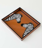 Jonathan Adler Zebra lacquer tray