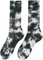 Juun.J Gray Tie-Dye Socks