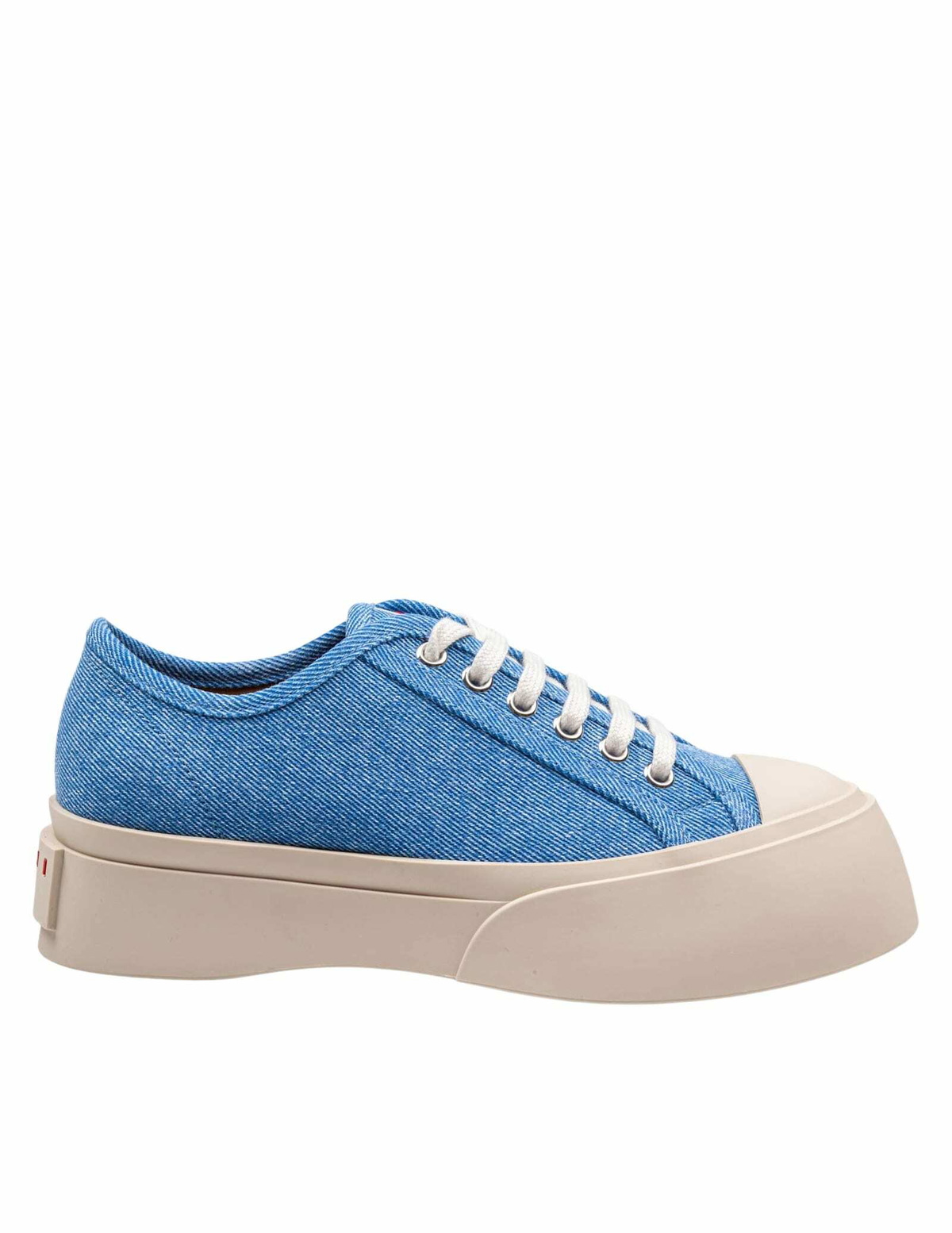 Marni Tan & White Teddy Tennis Sneakers Marni