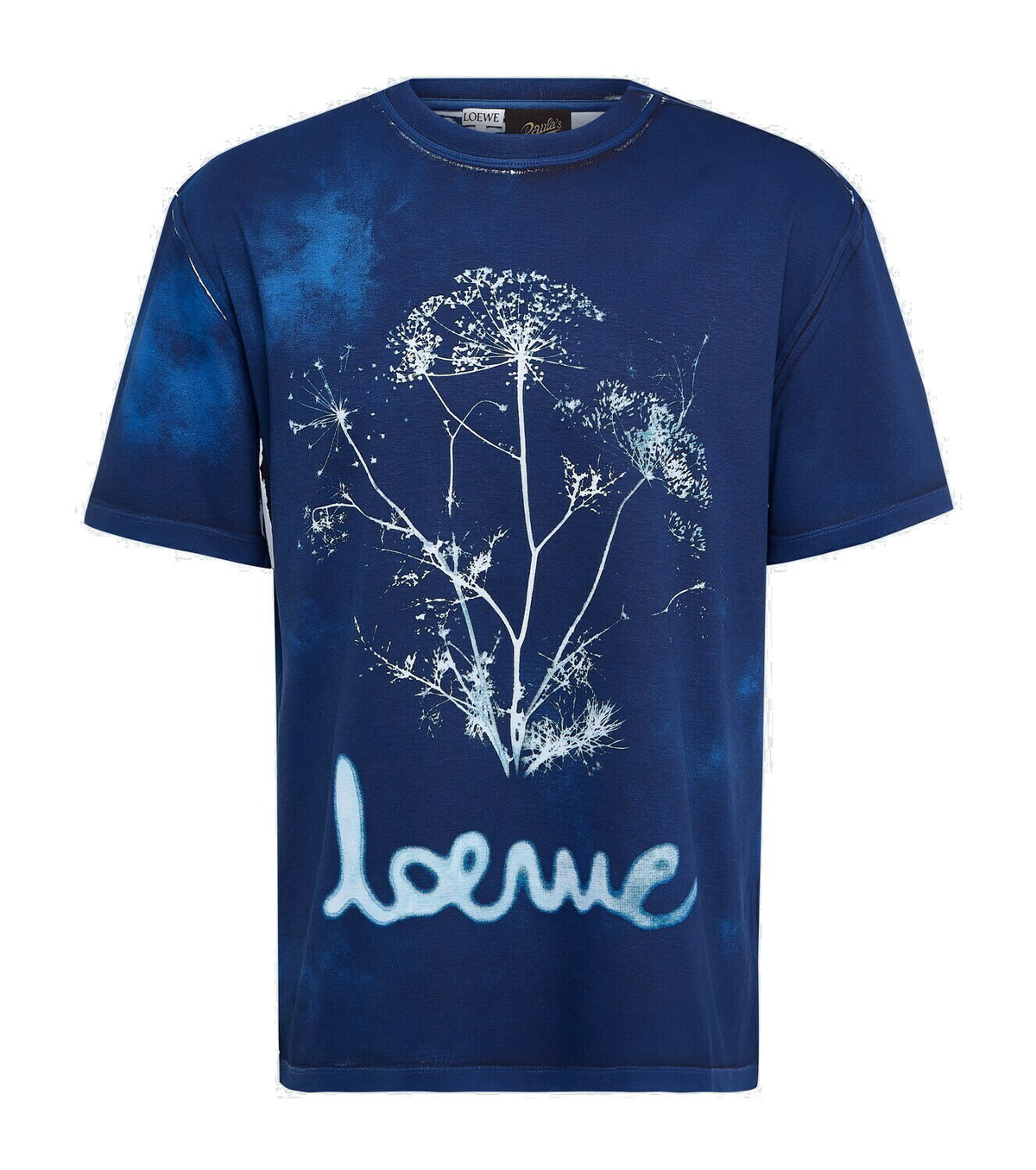 【送料込】LOEWE + Paula's Ibiza コットンジャージー Tシャツ LOEWE + Paula's Ibiza コットンジャージー Tシャツ ロゴ刺繍