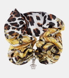 Versace Wild Barocco twill scrunchie