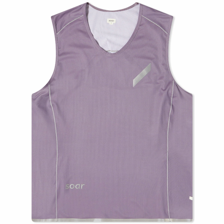 Photo: SOAR Women's Printed Singlet in Moonscape