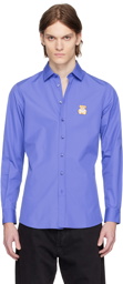 Moschino Blue Patch Shirt