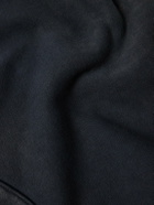 A.PRESSE - Vintage Cotton-Jersey Hoodie - Black