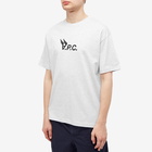 A.P.C. Men's Hermance Logo T-Shirt in Heathered Light Grey