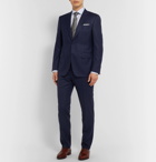 Canali - Navy Super 120s Micro-Checked Wool Suit Jacket - Navy