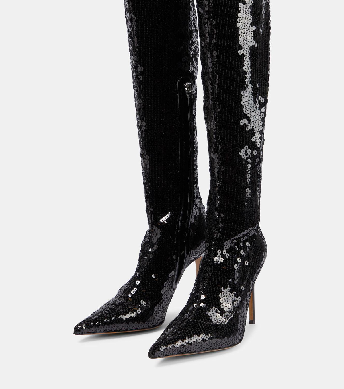 Alexandre Vauthier Elixir sequined over-the-knee boots