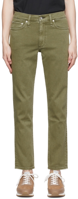 Photo: rag & bone Khaki Slim Jeans