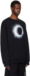 Ann Demeulemeester Black Wannes Eclipse Sweatshirt