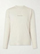 Portal - Lateral Peak Logo-Print Recycled-Jersey T-Shirt - Neutrals