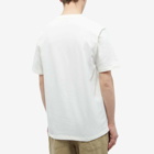 Norse Projects Men's Johannes Chain Stitch Logo T-Shirt in Ecru