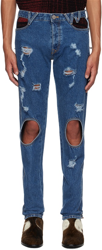 Photo: Vivienne Westwood Blue Cut Out Peppe Jeans
