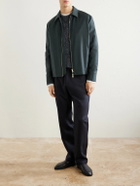 Barena - Straight-Leg Herringbone Virgin Wool Trousers - Blue