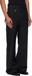 Courrèges Black Light Twill Bootcut Trousers