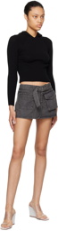 Gimaguas Gray Diana Denim Miniskirt