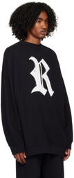 Raf Simons Black 'R' Sweatshirt