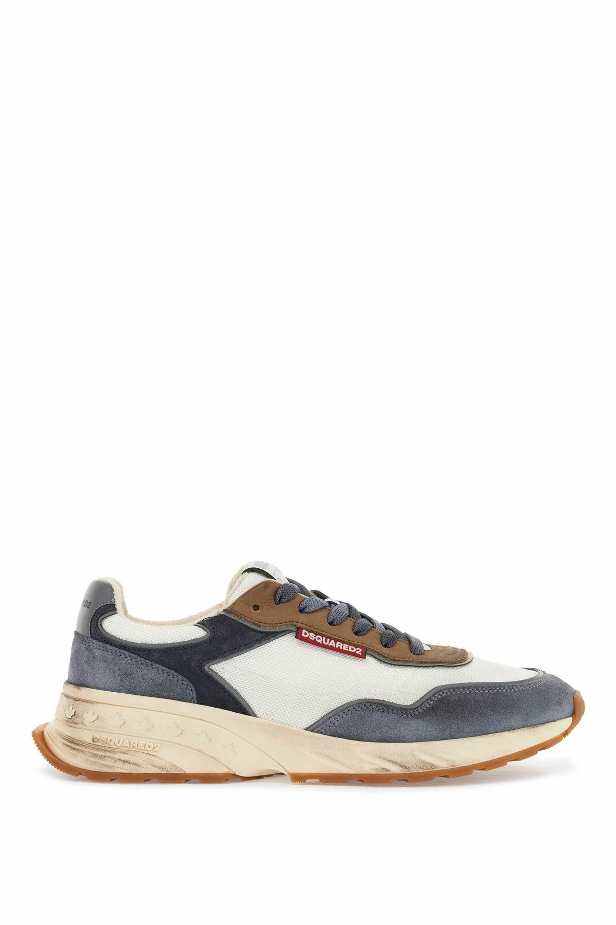 Dsquared² Multicolor Calf Leather Bos Taurus Low Top Sneakers