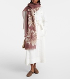 Brunello Cucinelli Floral linen scarf