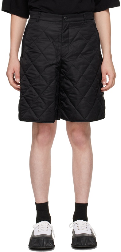 Photo: System Black Quilted Shorts