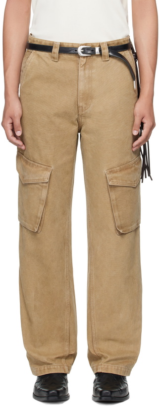 Photo: MMIC Beige Pierre Cargo Pants
