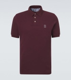 Brunello Cucinelli Logo cotton piqué polo shirt