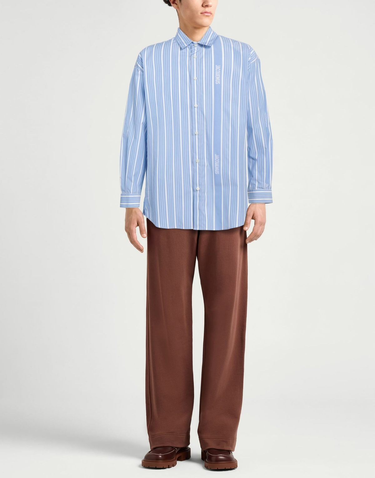 Jacquemus Mens Shirt Light in Blue