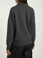 AMI PARIS Logo Oversize Wool Crewneck Sweater