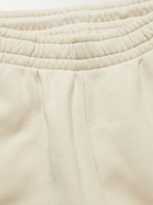 7 DAYS ACTIVE - Monday Logo-Print Organic Cotton-Jersey Sweatpants - Neutrals
