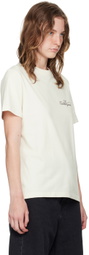 Golden Goose Off-White Printed Logo T-Shirt