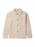 De Bonne Facture - Cotton and Linen-Blend Corduroy Overshirt - Neutrals