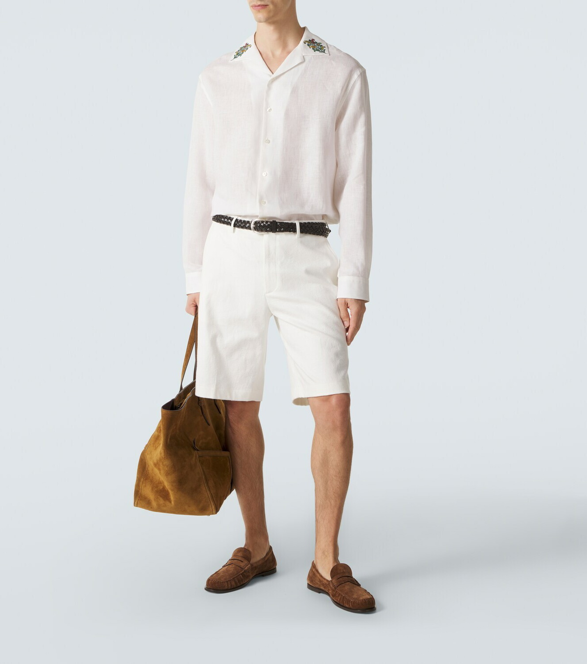 Etro Cotton-blend Bermuda shorts