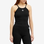 Sporty & Rich Women's SRHWC Ribbed Tank in Black