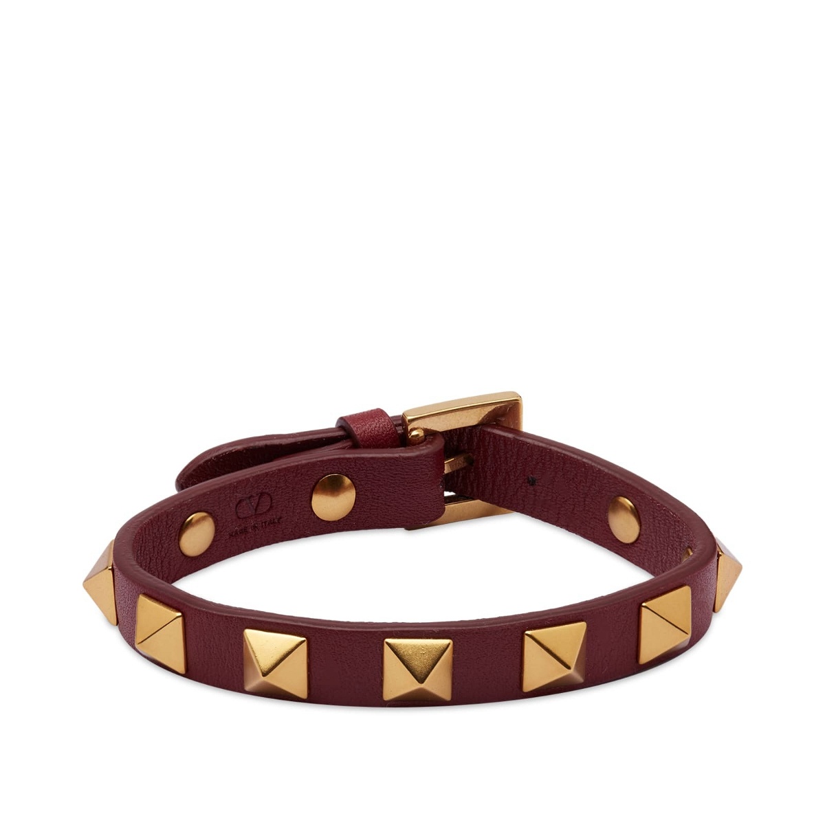Photo: Valentino Men's Rockstud Bracelet in Ruby