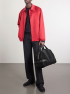 Dries Van Noten - Suede and Leather Duffle Bag