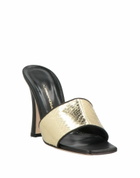 Alessandra Rich Womens Sandals in Gold