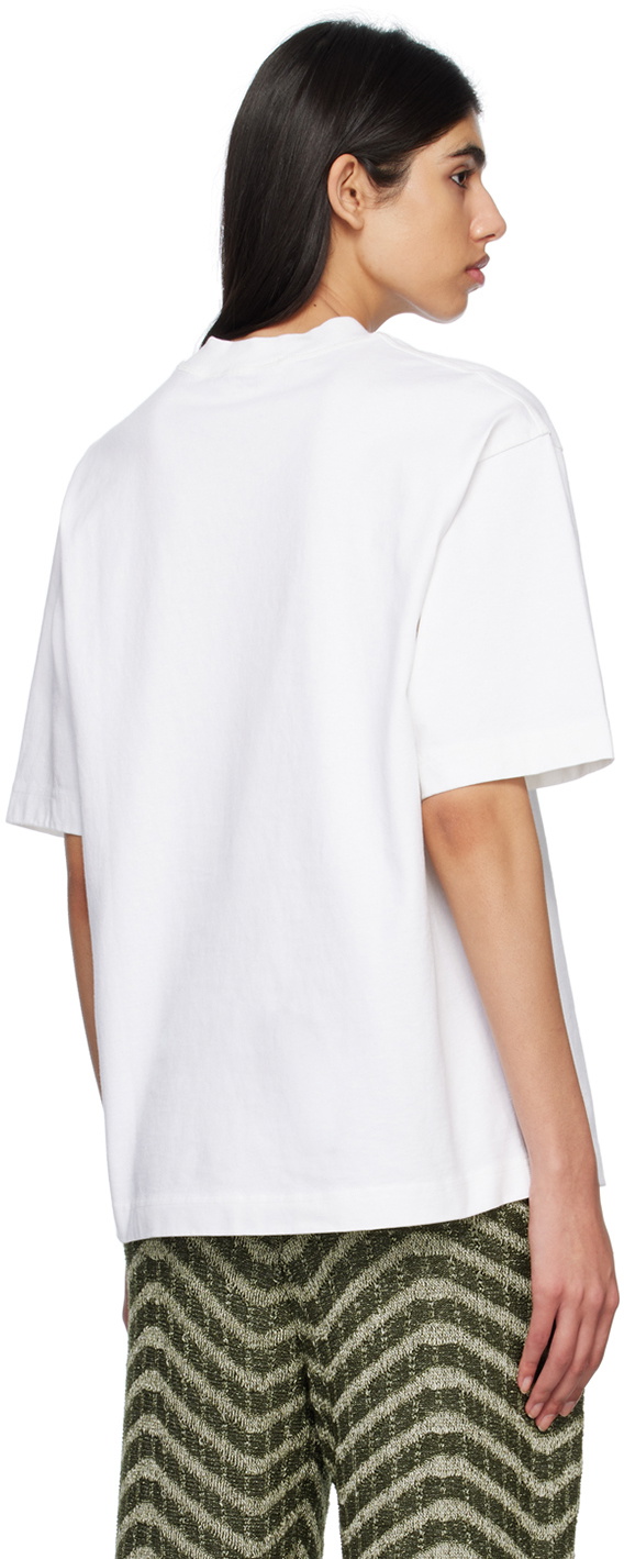 Acne Studios White Printed T-Shirt Acne Studios