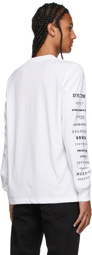 Diesel White B50 Long-Sleeve T-Shirt
