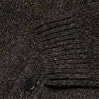 A.P.C. Theophile Donegal Cardigan in Anthracite