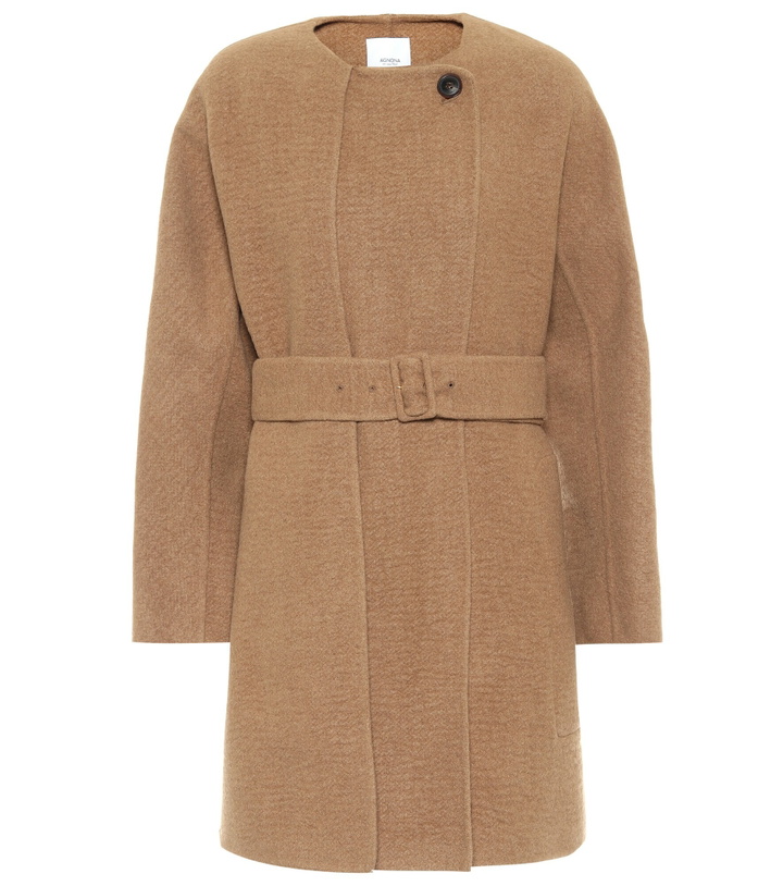 Photo: Agnona - Belted camel coat