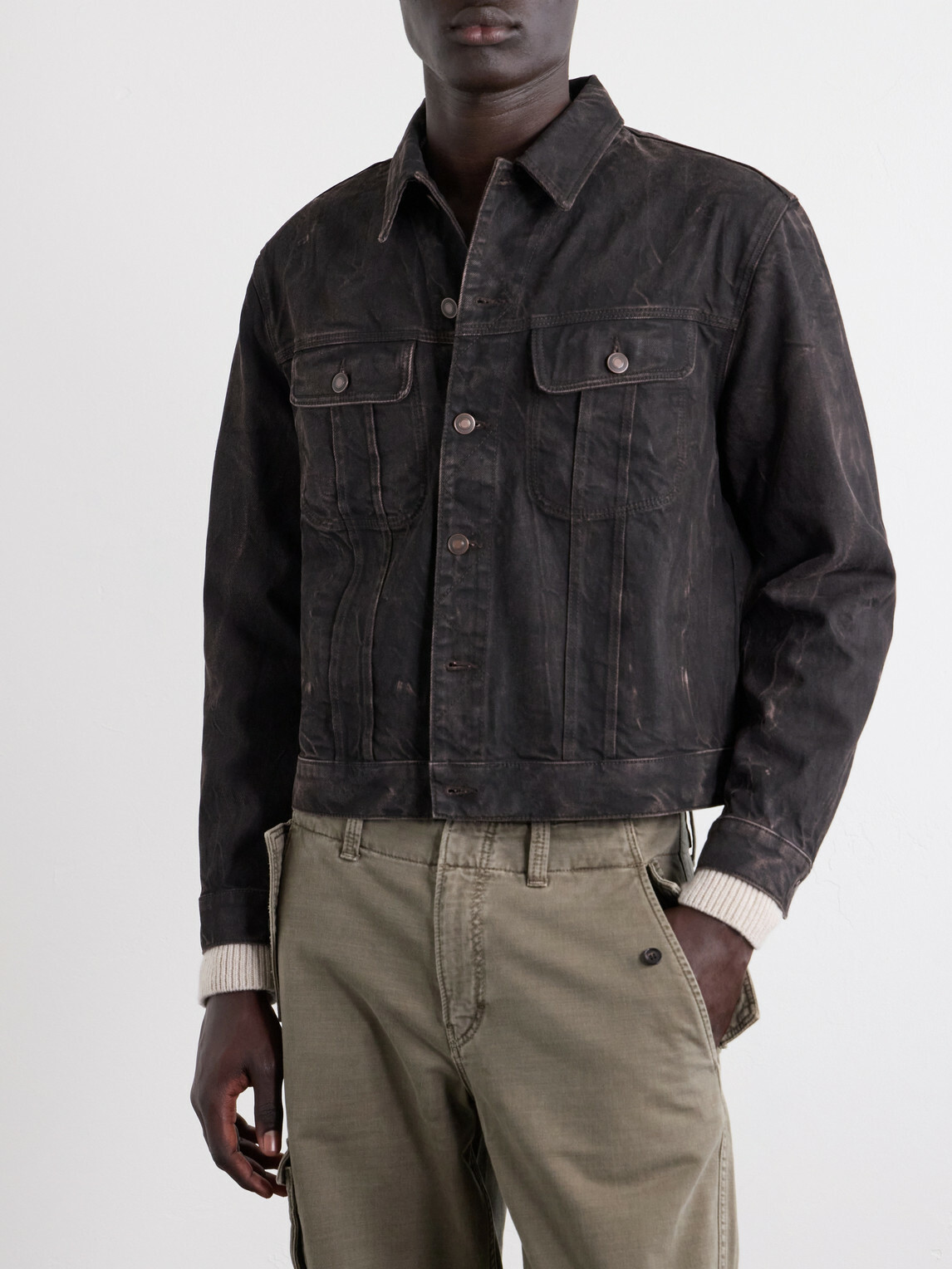 Jeanerica - Alex Brown Trucker Cotton-Blend Jacket - Brown