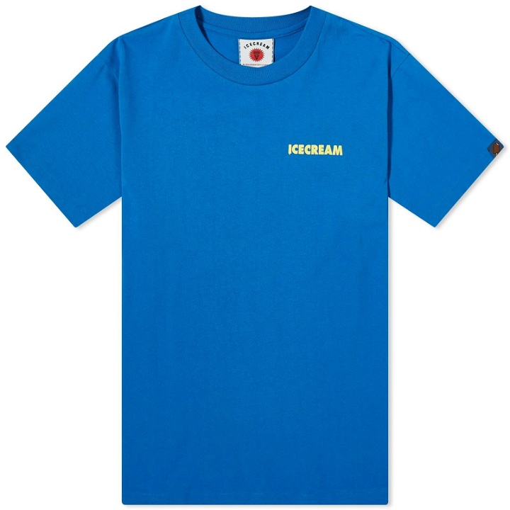 Photo: ICECREAM Men's We Serve It Best T-Shirt in Blue