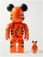 BE@RBRICK - Kellogg's Tony the Tiger 100% 400% Printed PVC Figurine Set