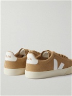 Veja - Campo Leather-Trimmed Suede Sneakers - Brown